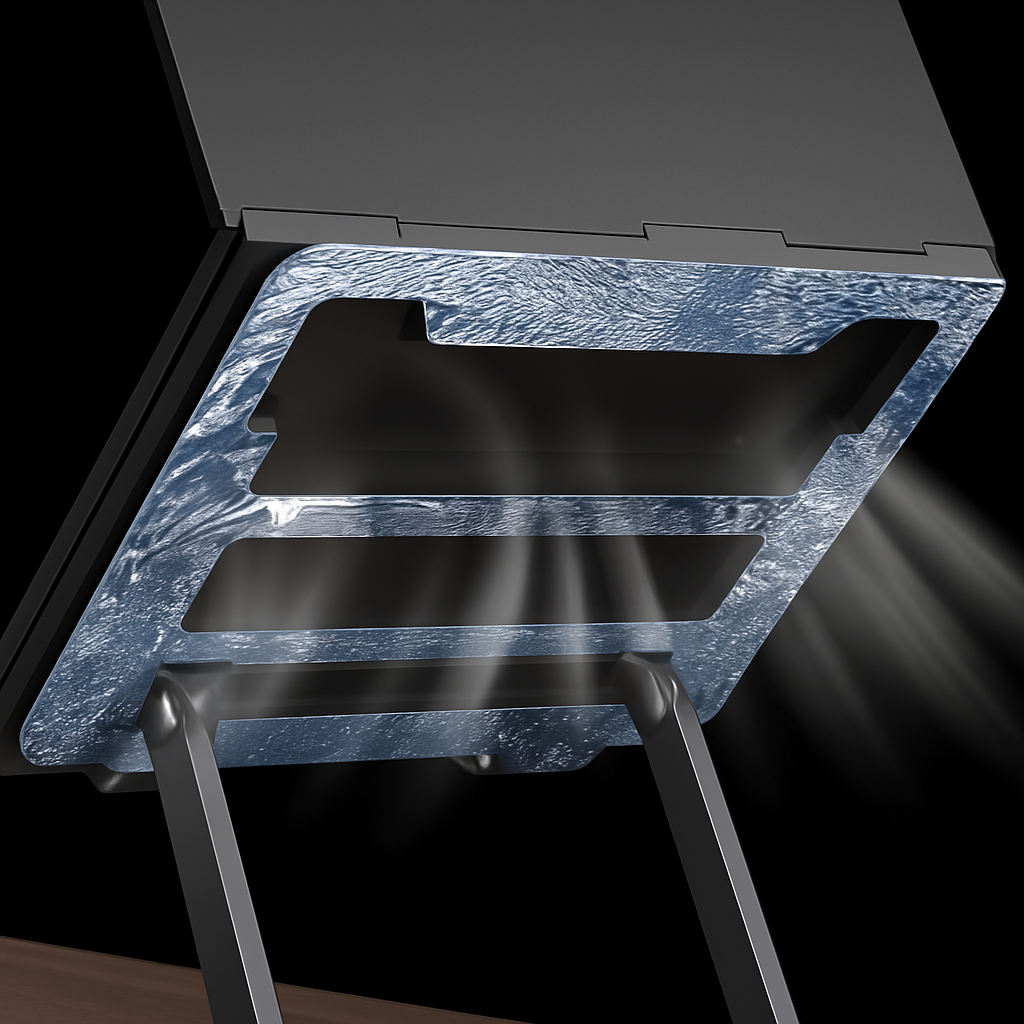 Support Ordinateur Portable / Tablette pliable et Ajustable – Acier & Aluminium Premium