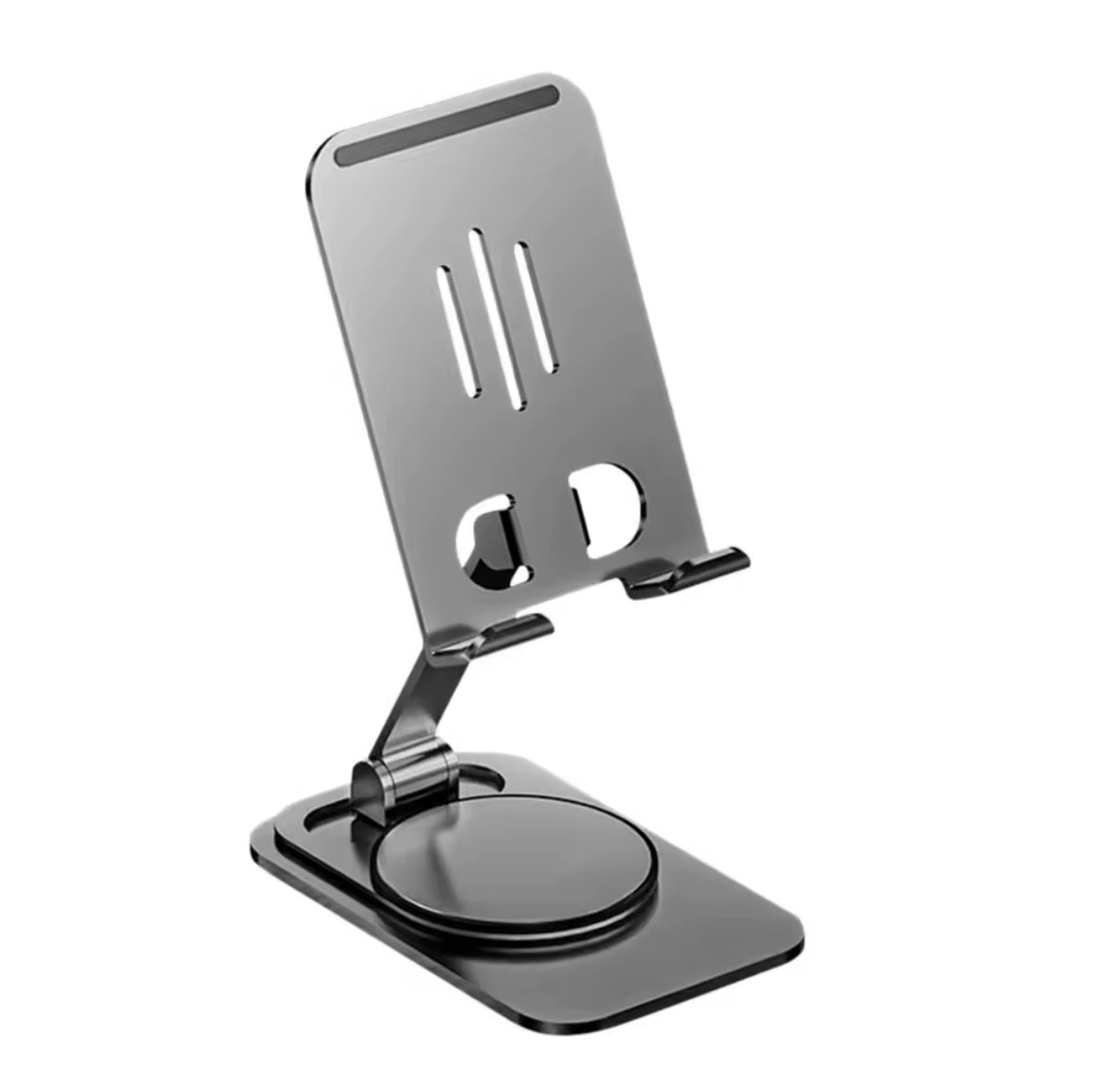 Support Téléphone Rotatif 360° Pliable – Acier Premium