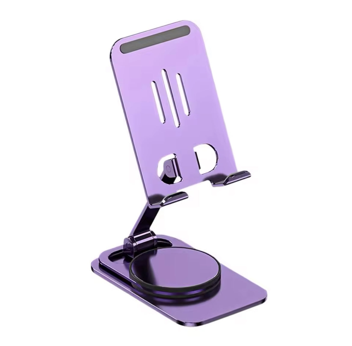 Support Téléphone Rotatif 360° Pliable – Acier Premium